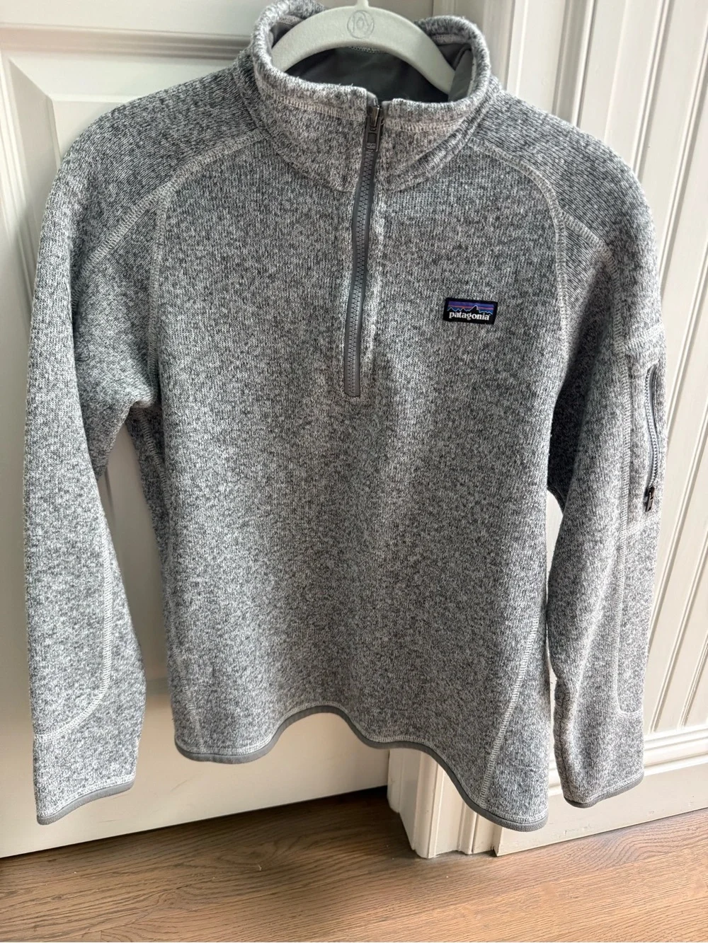 Patagonia Gray Half-Zip Fleece Pullover